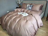 Комплект постельного белья Forest Rose Сатин однотонный, 100 Хлопок, 0347, ТМ Комфорт-текстиль