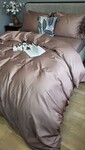 Комплект постельного белья Forest Rose Сатин однотонный, 100 Хлопок, 0347, ТМ Комфорт-текстиль - фото 4