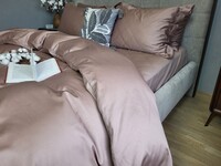 Комплект постельного белья Forest Rose Сатин однотонный, 100 Хлопок, 0347, ТМ Комфорт-текстиль - фото 7