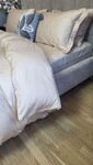 Комплект постельного белья однотонный BEIGE 0060, Сатин 100 Хлопок, ТМ Комфорт-текстиль - фото 3