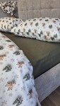 Комплект постільної білизни Бембіхакі Turkish Flannel 5D з оленями - фото 12