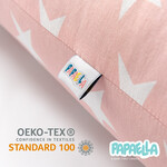 Бортик захисний мультифункціональний в ліжечко ТM PAPAELLA 60 x 15 см, 120 x 15 см зірка/горошок пудра - фото 9