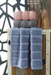 Набір із 3-х лицьових рушників MicroCotton Delux Premium Multi-2, 50 x 90 см, ТМ Cestepe