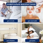 Чехол защитный на подушку микрофибра набор 2 шт 70 x 70 cм съемный с молнией стеганный белый ТМ IDEIA - фото 4
