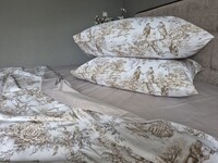 Комплект постельного белья Епоха Turkish Cotton, классический пасторальный принт - фото 4