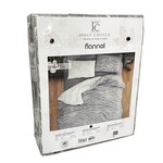 Комплект постільної білизни First Choice Flanel євро (Happiness Red) - фото 2