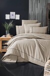 Комплект постельного белья Alisa Ecru First Choice, Ranforce Deluxe, Евро, бежевый