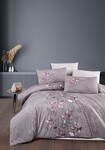 Комплект постільної білизни Євро Ранфорс, Hardy Violet, First Choice Туреччина