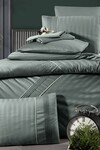 Комплект постільної білизни First Choice сатин ДЕЛЮКС DARK евро (Modalife Moonmist) - фото 2
