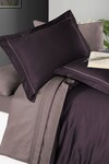 Комплект постельного белья First Choice сатин ДЕЛЮКС DARK евро (Serenity Purple - Lilac) - фото 2