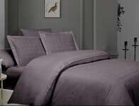 Комплект постельного белья Евро Сатин Делюкс First Choice Royce Lilac, Турция