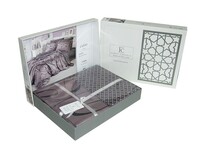 Комплект постельного белья First Choice сатин евро (Leena Powder) - фото 2