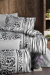 Комплект постельного белья Евро Сатин, Leopard Black First Choice, Турция - фото 2