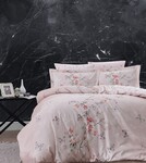 Комплект постільної білизни Євро Сатин, Matilde Powder First Choice, Туреччина