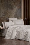 Комплект постельного белья Megan Beige, Евро, Сатин, ТМ First Choice