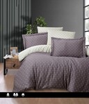 Комплект постельного белья First Choice сатин евро (Point Lilac) - фото 2
