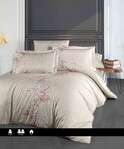 Комплект постільної білизни First Choice сатин евро (Wisteria Powder) - фото 3