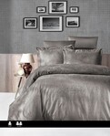 Комплект постельного белья Семейный Сатин Жаккард, Tecna Mink, First Choice Турция - фото 2