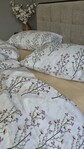 Комплект постільної білизни Turkish Cotton Гілочка, бежевий - фото 6