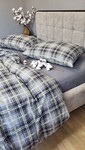 Комплект постільної білизни Горець/сіра гавань, Turkish flannel - фото 5
