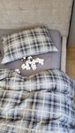 Комплект постільної білизни Горець/сіра гавань, Turkish flannel - фото 6