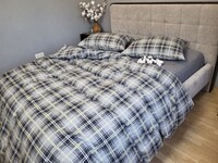 Комплект постільної білизни Горець/сіра гавань, Turkish flannel - фото 9