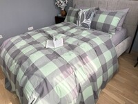 Комплект постільної білизни Варена бавовна Green KiltRock Gray, Washed Cotton - фото 10