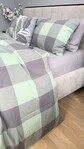 Комплект постільної білизни Варена бавовна Green KiltRock Gray, Washed Cotton - фото 17