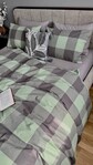 Комплект постільної білизни Варена бавовна Green KiltRock Gray, Washed Cotton - фото 25