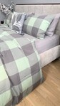 Комплект постільної білизни Варена бавовна Green KiltRock Gray, Washed Cotton - фото 4