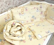 Комплект постельного белья Хмаринка жовта, бязь