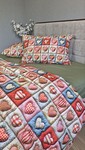Комплект постільної білизни Кантрі Cotton 5D хакі із сердечками - фото 16
