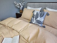 Комплект постільної білизни Beige, Варена бавовна LUXURY, ТМ Комфорт-текстиль - фото 12