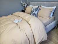 Комплект постільної білизни Beige, Варена бавовна LUXURY, ТМ Комфорт-текстиль - фото 14