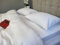 Комплект постельного белья Белый, ранфорс GOFRE - фото 7