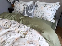 Комплект постільної білизни Birds, сатин PREMIUM, ТМ Комфорт-текстиль