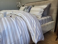 Комплект постельного белья Доминик бежевый Turkish Cotton 100% Хлопок Комфорт-текстиль - фото 4