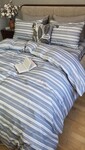Комплект постельного белья Доминик голубой Turkish Cotton 100% Хлопок Комфорт-текстиль - фото 4