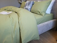 Комплект постільної білизни Green, Варена бавовна LUXURY, ТМ Комфорт-текстиль - фото 11