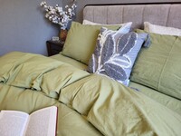 Комплект постільної білизни Green, Варена бавовна LUXURY, ТМ Комфорт-текстиль - фото 12