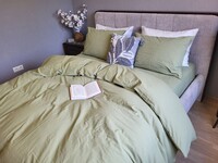 Комплект постільної білизни Green, Варена бавовна LUXURY, ТМ Комфорт-текстиль - фото 9
