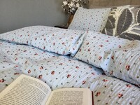Комплект постільної білизни Крапо, Ранфорс Гофре Duo Loft, 100% Бавовна, ТМ Комфорт-текстиль - фото 2