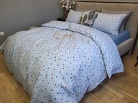 Комплект постільної білизни Крапо, Ранфорс Гофре Duo Loft, 100% Бавовна, ТМ Комфорт-текстиль - фото 9