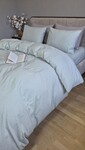 Комплект постільної білизни Light Azure, Варена бавовна аквамаринова W1061 - фото 6