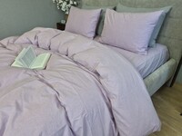 Комплект постільної білизни Lilac, Варена бавовна лавандова W1361 - фото 16