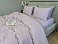 Комплект постільної білизни Lilac, Варена бавовна лавандова W1361 - фото 20