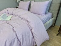 Комплект постільної білизни Lilac, Варена бавовна лавандова W1361 - фото 6