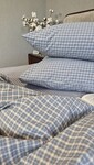 Комплект постільної білизни Mono, Варена бавовна, дрібна клітинка - фото 11