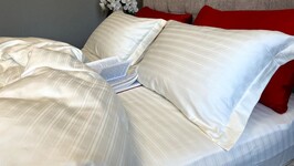Комплект постельного белья MULTI stripe MILK - фото 9