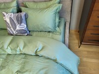 Комплект постельного белья Paisley Green, Сатин Жаккард, ТМ Комфорт-текстиль - фото 4